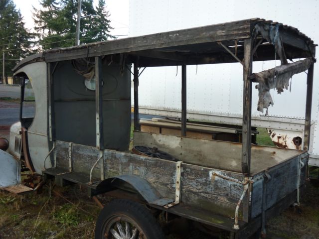 1925 model tt c cab cargo truck restore! barn find