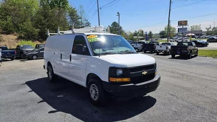 2017 chevrolet express 3500 cargo regular van 3d in london, kentucky