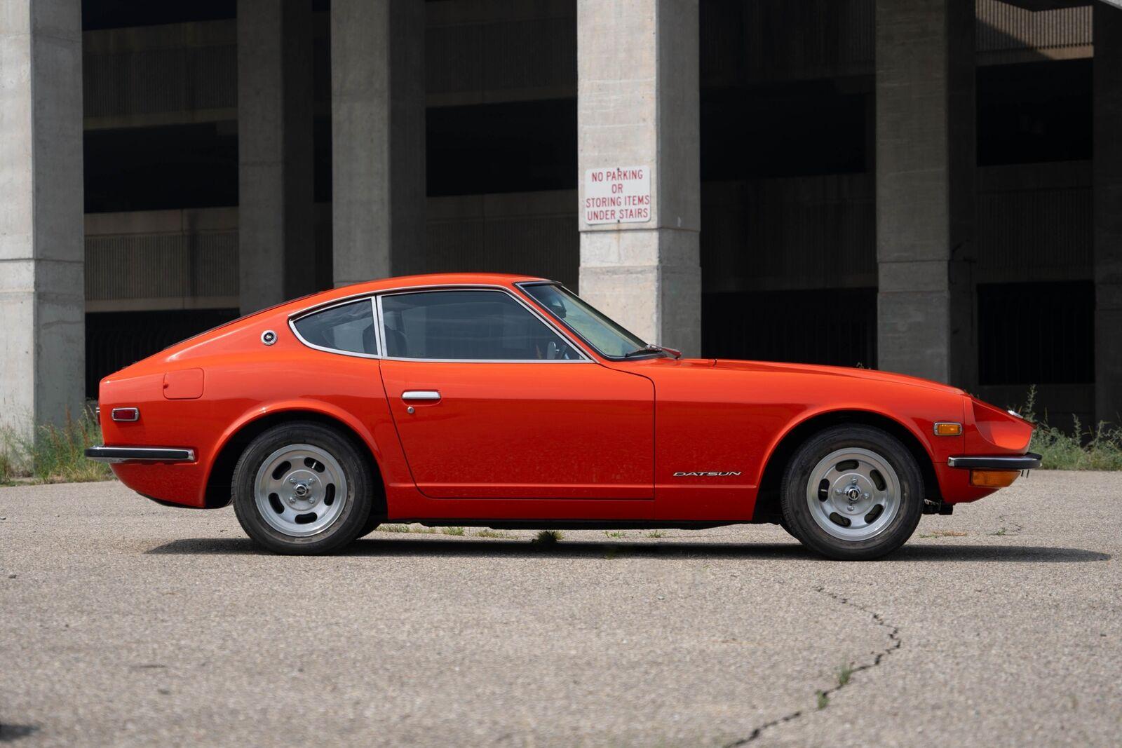 1972 datsun z series 4 speed manual fire red