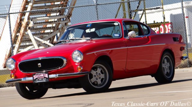 1972 volvo 1800e red coupe 2 door inline 4 4-speed manual transmission video