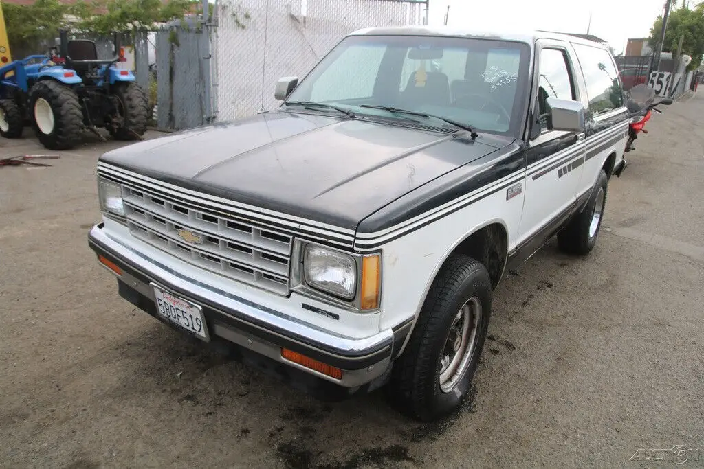 1986 chevrolet blazer 2.8 l v6 no reserve