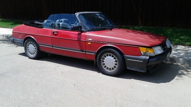 1991 saab 900 turbo convertible with new top and brakes