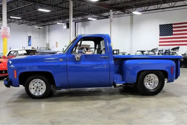 1978 chevrolet c10 1141 miles blue 502ci v8 turbo 400 automatic