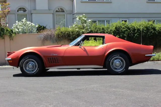 1972 corvette lt-1 factory air conditioned equipped car numbers matching 1/240