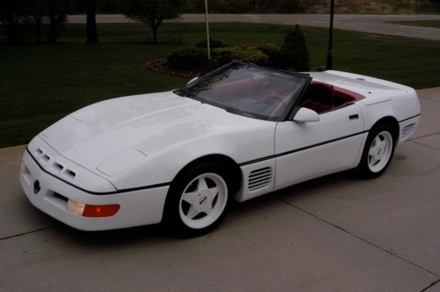 6-speed 1990 callaway twin-turbo corvette convertible with aerobody kit
