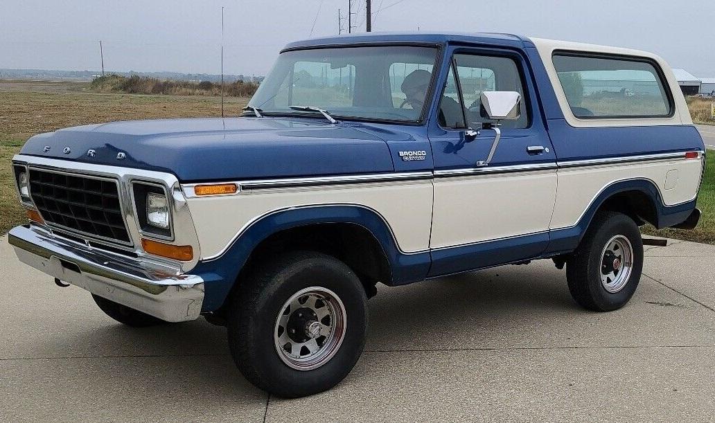 1979 ford bronco custom original suv 351 v8 manual
