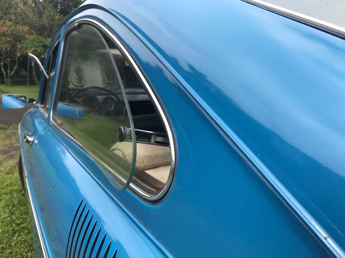 1968 volkswagen 1600 tl fastback coupe blue rwd manual