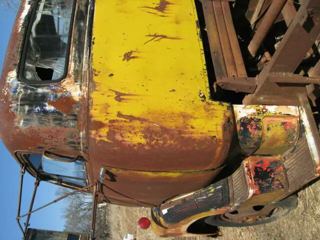 1954 coe chevy patina shop truck ratrod