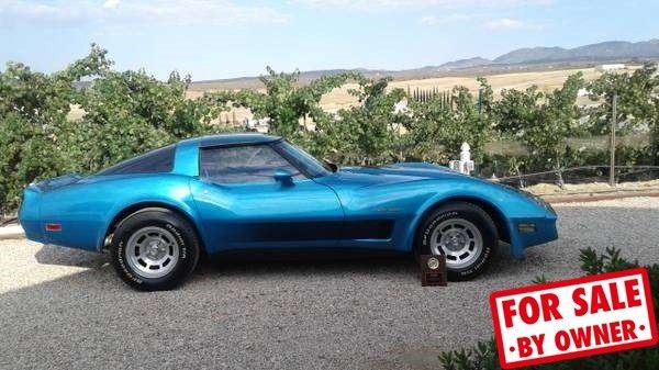 1982 chevrolet corvette coupe 5.7l v8 automatic rwd glass top leather c60586
