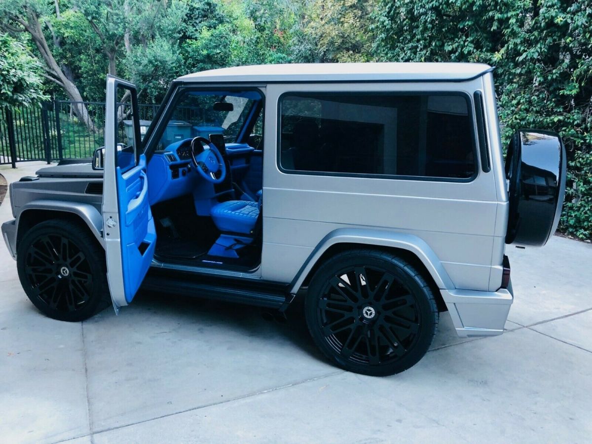 2 door g wagon 230ge custom bodykit 24" rims brabus interior hamann lights 30k m