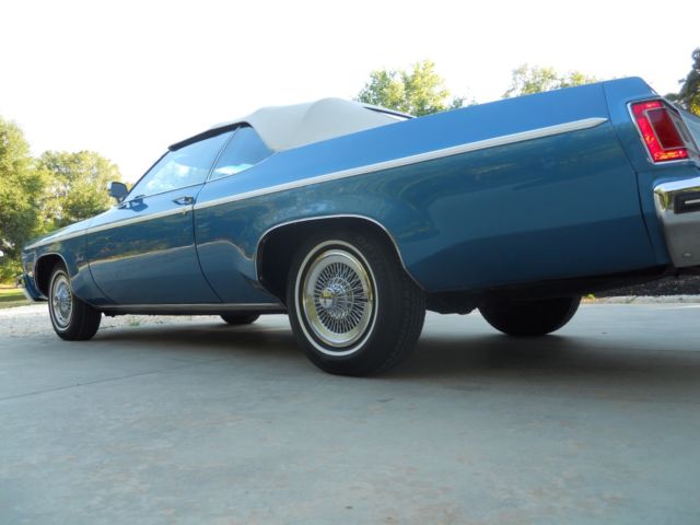 1975 oldsmobile delta 88 convertible spectre blue