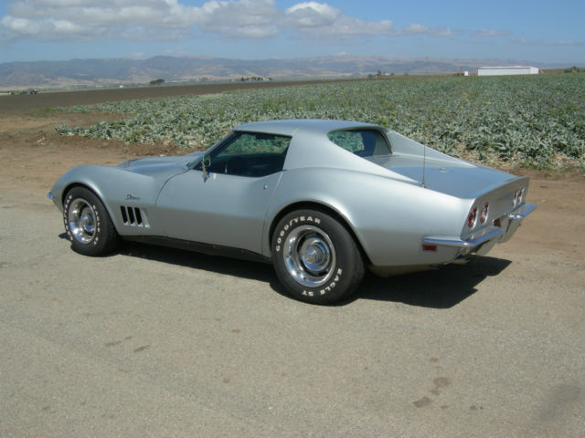 1969 corvette 427 survivor oem factory positraction muncie 4 speed cortez silver