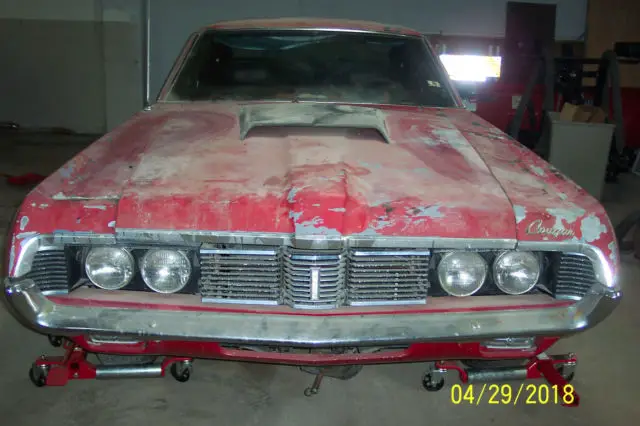 1969 mercury cougar roller no rust project car