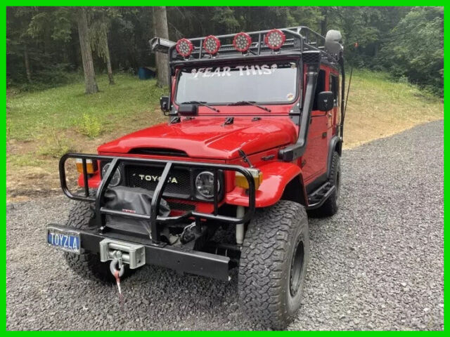 1980 toyota fj40 manual 4x4 suv rebuilt engine & tranny