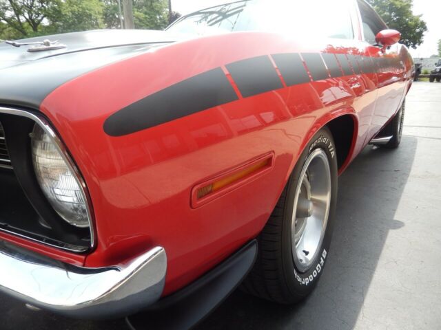 1970 plymouth cuda aar rallye red match#s 340 4 speed