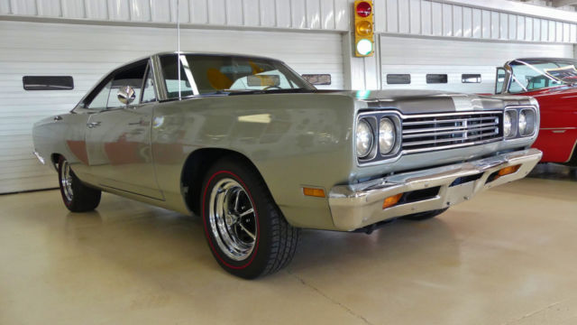 1969 plymouth road runner 47087 miles gray 2 dr ht 383 manual 4-speed