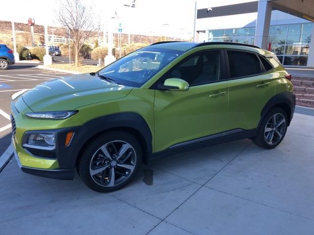 2019 hyundai kona ultimate awd ultimate 4dr crossover w/lime accent for sale in saint george, utah