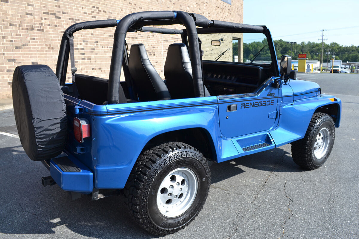 fully restored jeep wrangler renegade all new components look very rare !!