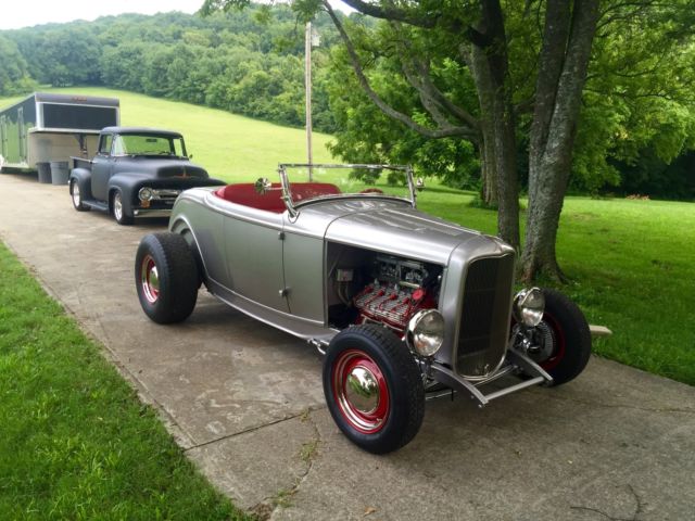 1932 ford steel roadster flathead with fuel injection