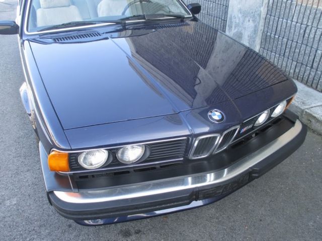 rare collectible classic 1987 bmw m6 "shark" rust-free california e24 124k miles