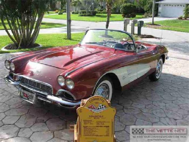 1961 chevrolet corvette for sale in sarasota, fl