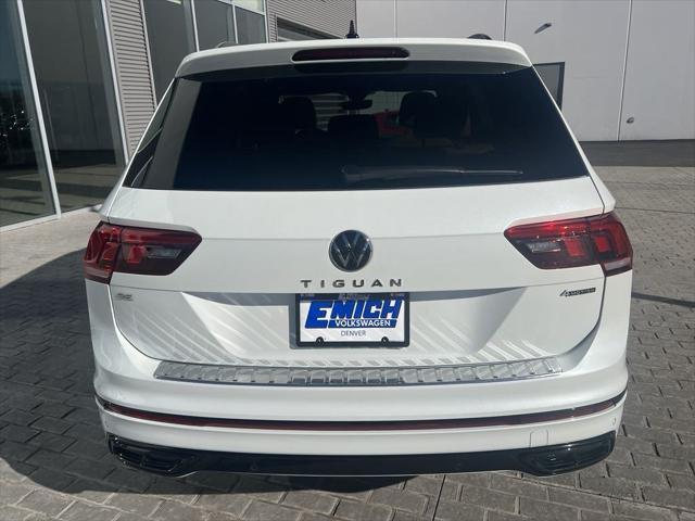 2022 volkswagen tiguan 2.0t se r-line black 4motion