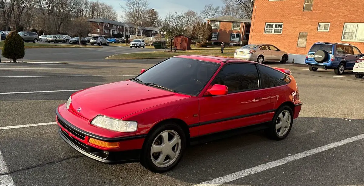 1991 honda cr-x red fwd manual vt