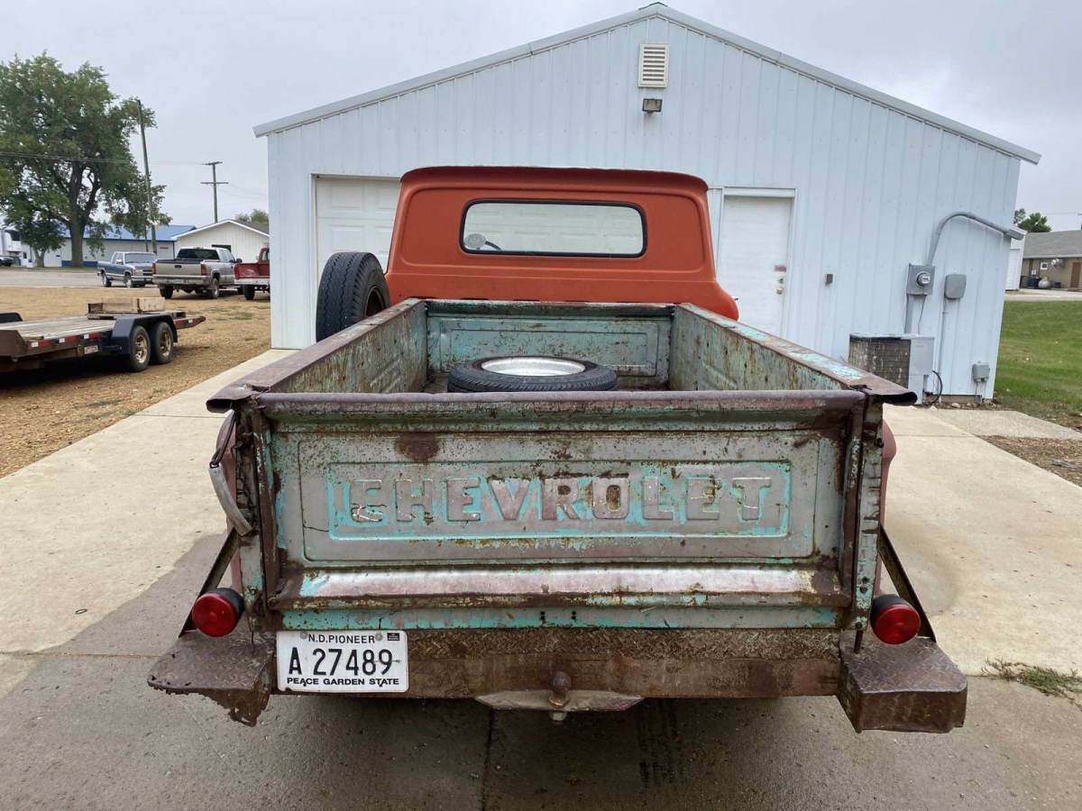 1961 chevrolet apache 4x4 0 red