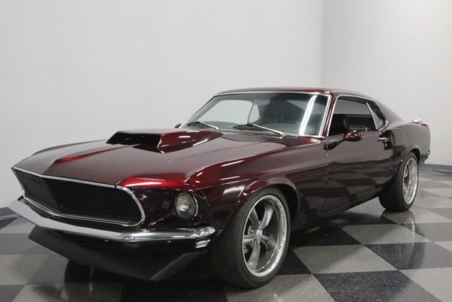 1969 ford mustang restomod 1799 miles brandywine fastback 408 windsor 5 speed ma