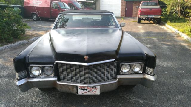 1970 cadillac deville convertible 472 engine power top runs drives boss hogg
