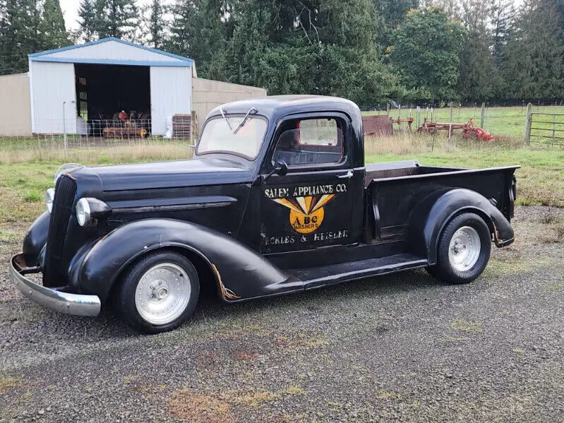 1937 plymouth pickup rat-hot rod turbo diesel estate find 4 wheel disc mustang 2