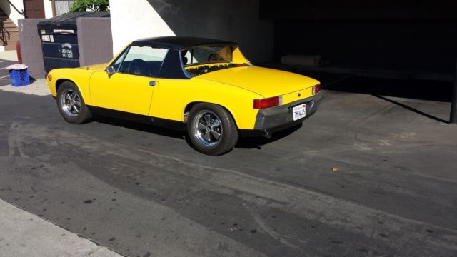 porsche 914-6 yellow/black 1974
