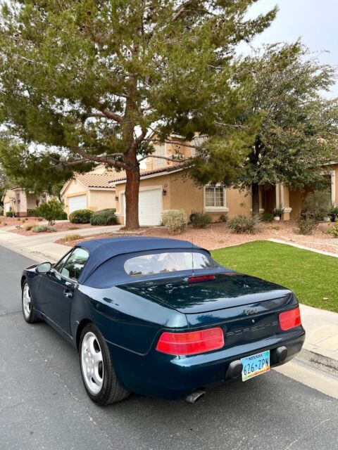 1992 porsche 968 convertible blue rwd manual