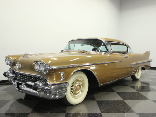 rare coupe deville, 365 v8, ps, pw, p seats, factory ac, great driving survivor