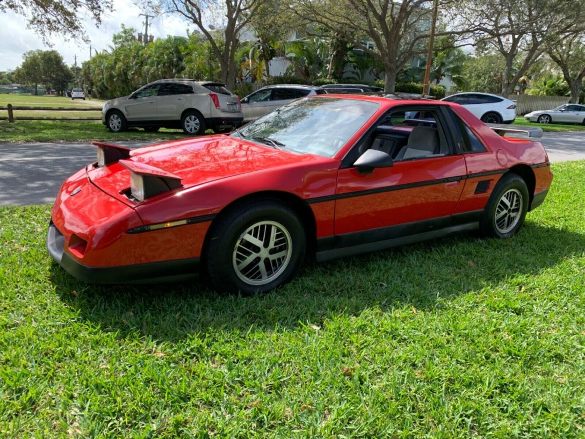 1986 pontiac fiero gt 4 speed manual v6 only 67000 miles very clean buy now