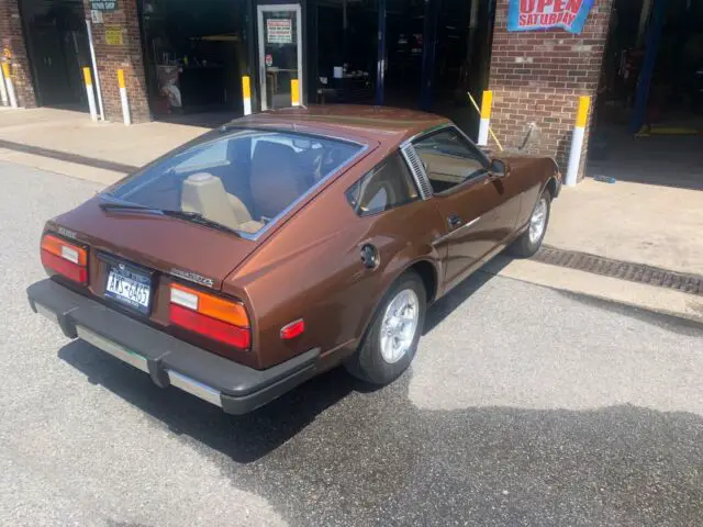 1980 datsun 280 zx 2 seats coupe brown rwd manual