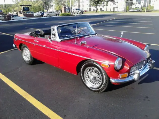 1970 mgb looks great from 10 ft! in storage the past two years