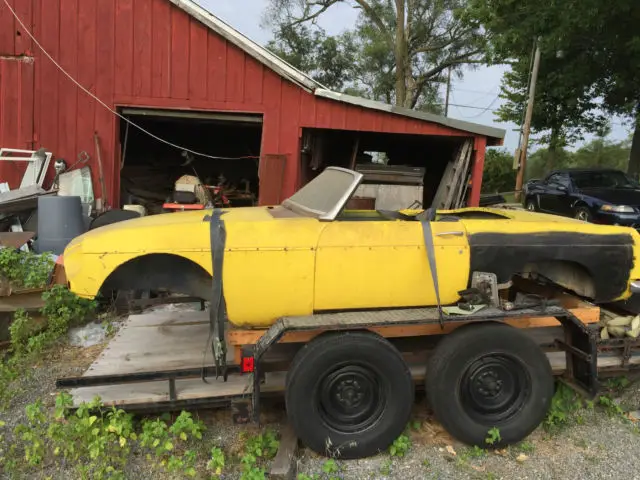 1966 mg mgb convertible roadster