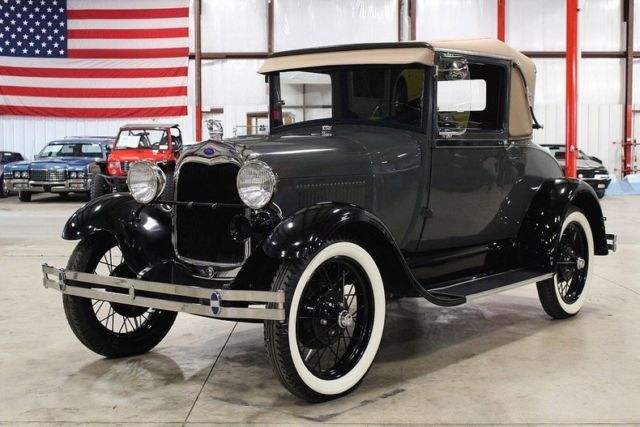 1929 ford model a 1681 miles balsam green coupe inline 4 manual