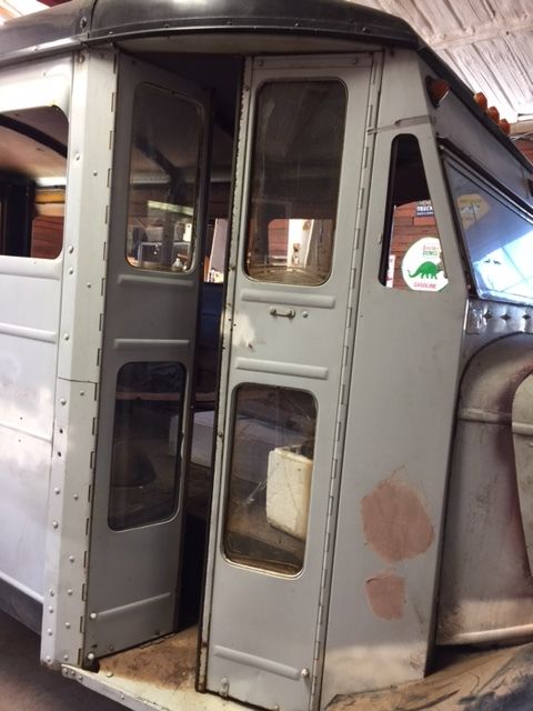 1937 ford - vintage - wayne school bus body - rolling chassis - very very rare