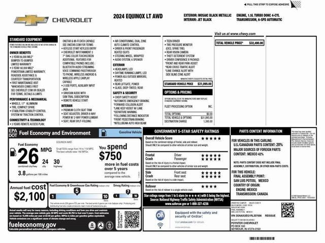 2024 chevrolet equinox lt