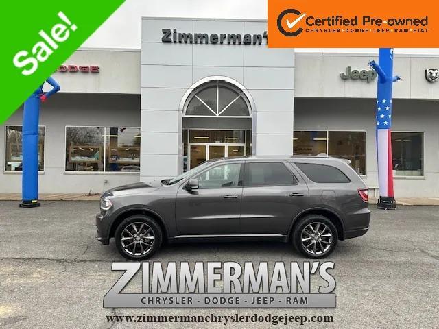 2018 dodge durango gt awd