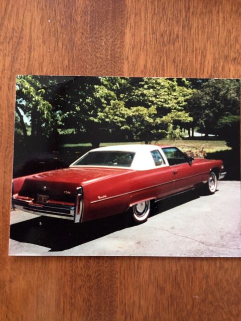 classic 1975 cadillac coupe deville - garage find!!!!!!