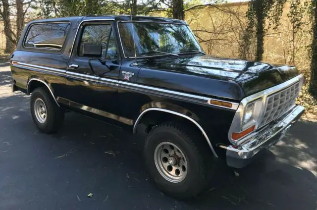 1979 ford bronco ranger xlt in black