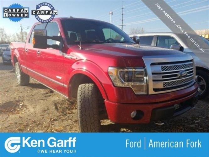 2013 ford f-150 platinum 4x4 platinum 4dr supercrew styleside 6.5 ft. sb for sale in american fork, utah