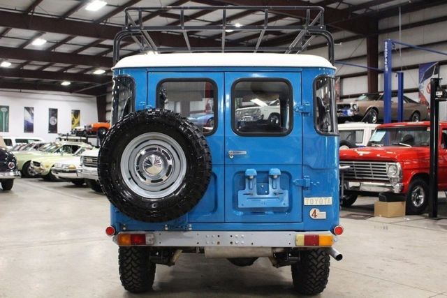 1976 toyota land cruiser fj-40 9969 miles blue suv i 6 4 speed manual