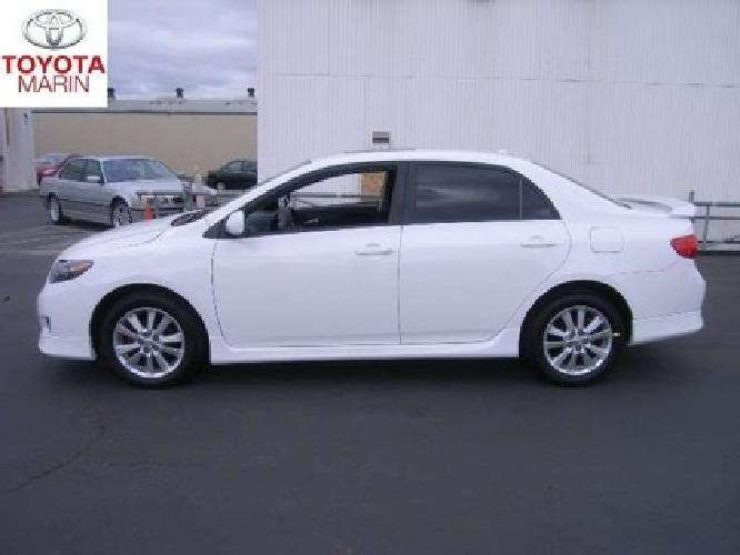 2010 toyota corolla s 5-speed w/ jbl sound...certified in san rafael, ca