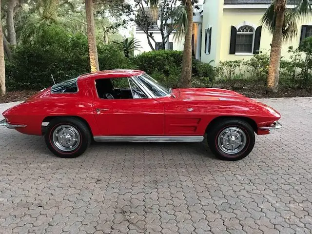 rare split window matching numbers 327/340 hp vette, no reserve