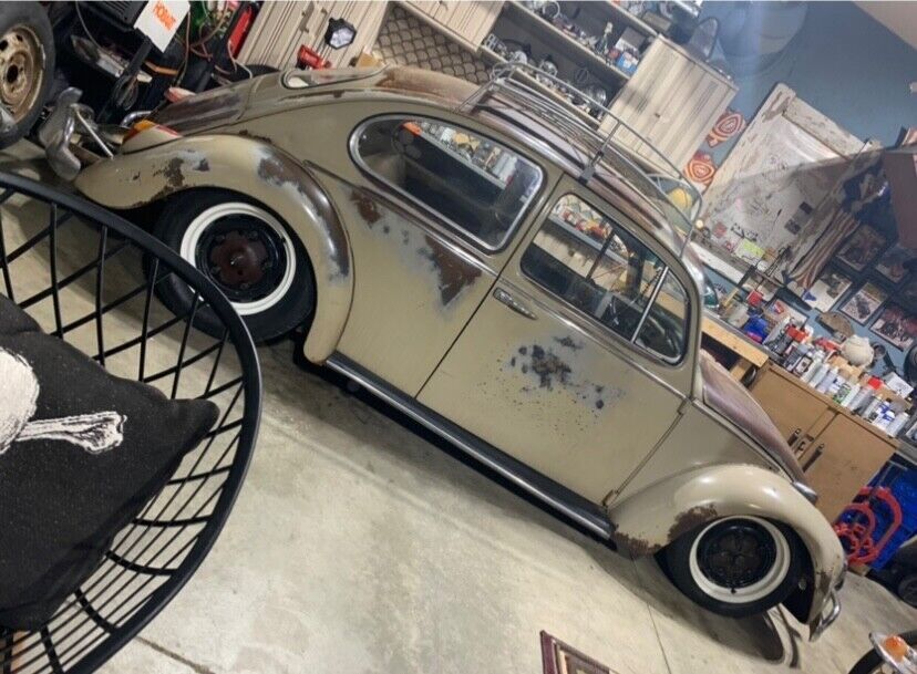 volkswagen california beetle slammed lowrider rat rod custom patina cruiser