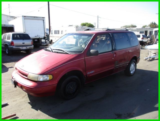 1994 nissan quest gxe used 3l v6 12v automatic minivan/van no reserve